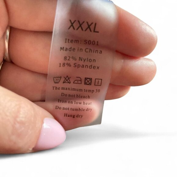 Souqfone Ruffle Flounce Swim Top 3XL - Picture 5 of 5